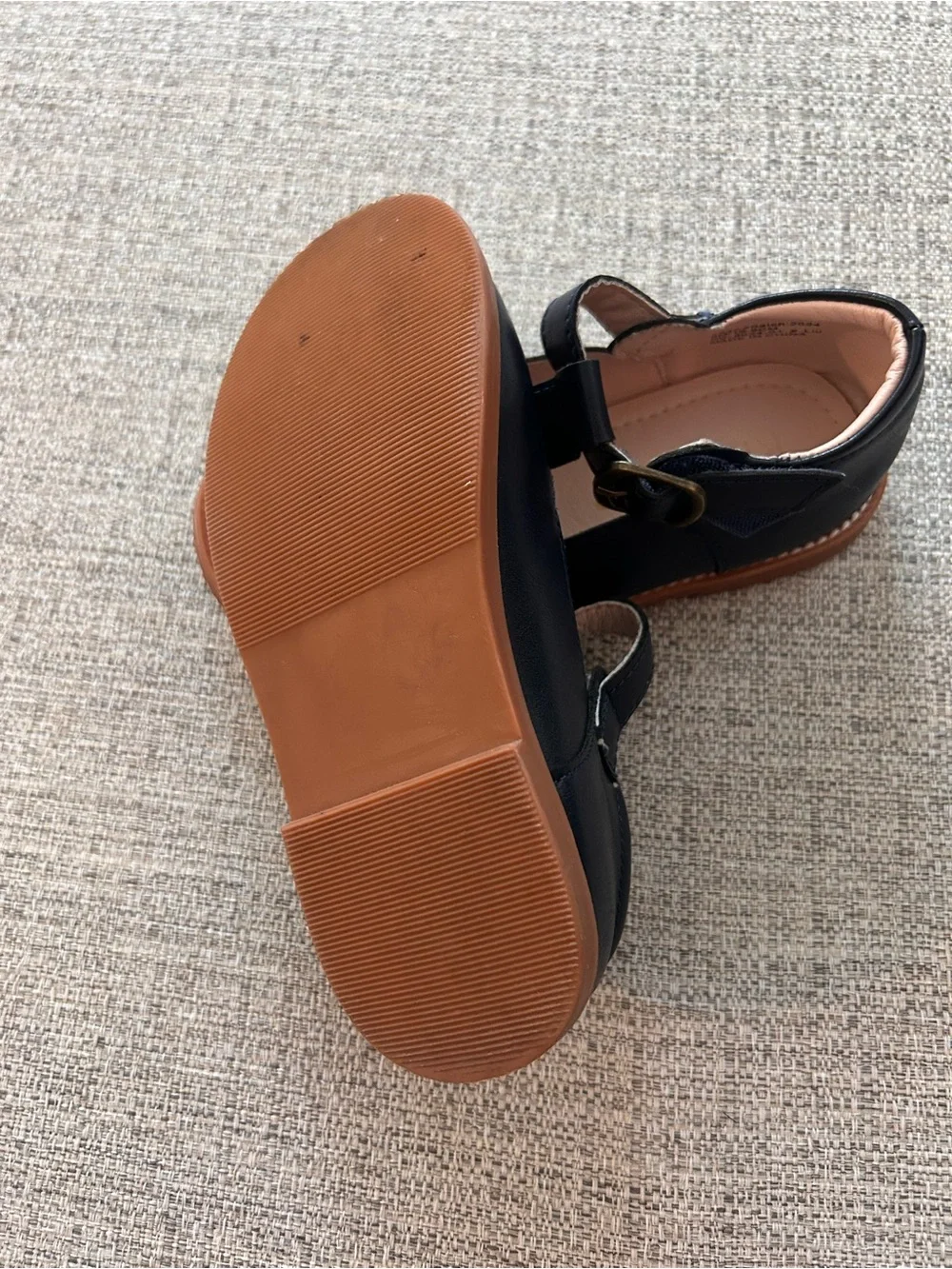 Kiderence Girls Navy Mary Jane’s Oxford T-Strap Dress Shoes Size 9M